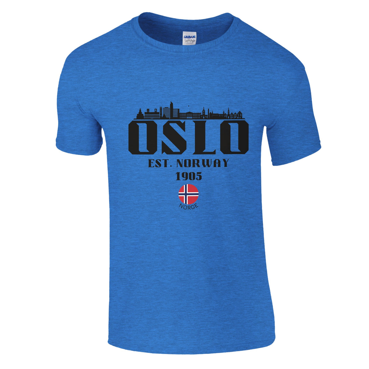 Oslo Elegance - Urban Tribute - Heather Royal - T-Shirts