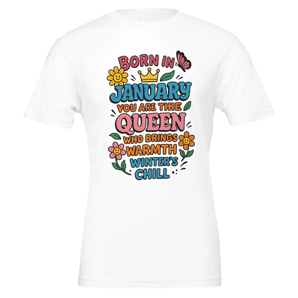 Birthday Month Queen Tee for Her – Celebrate Her Month - - Crewneck T-shirts