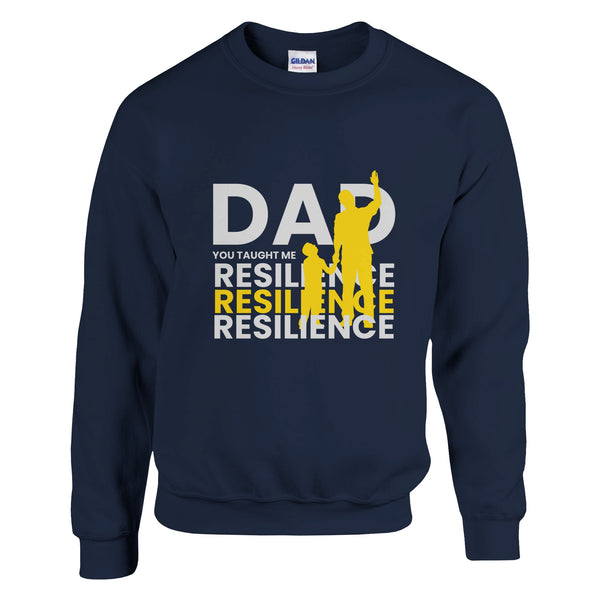 Strength in Resilience - A Tribute to Fatherhood - Navy - Sweatshirts