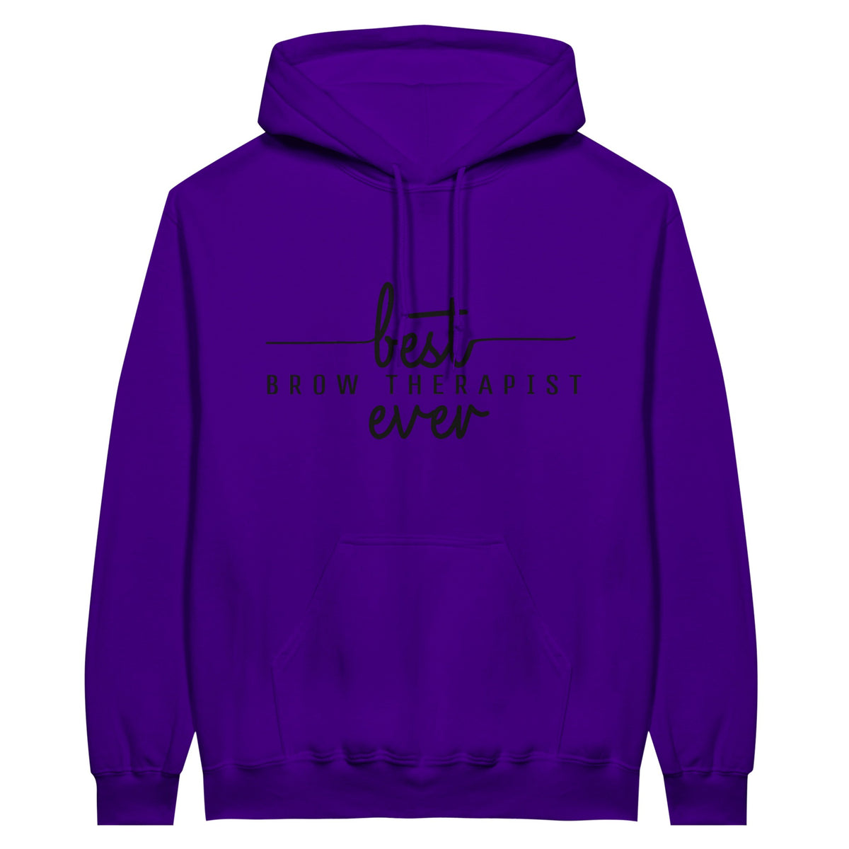 Best BROW THERAPIST Ever - Define Beauty, Share Joy - Purple - Hoodies