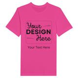 Premium Quality - Perfect Customizable Canvas Tee - Charity Pink - Crewneck T-shirts