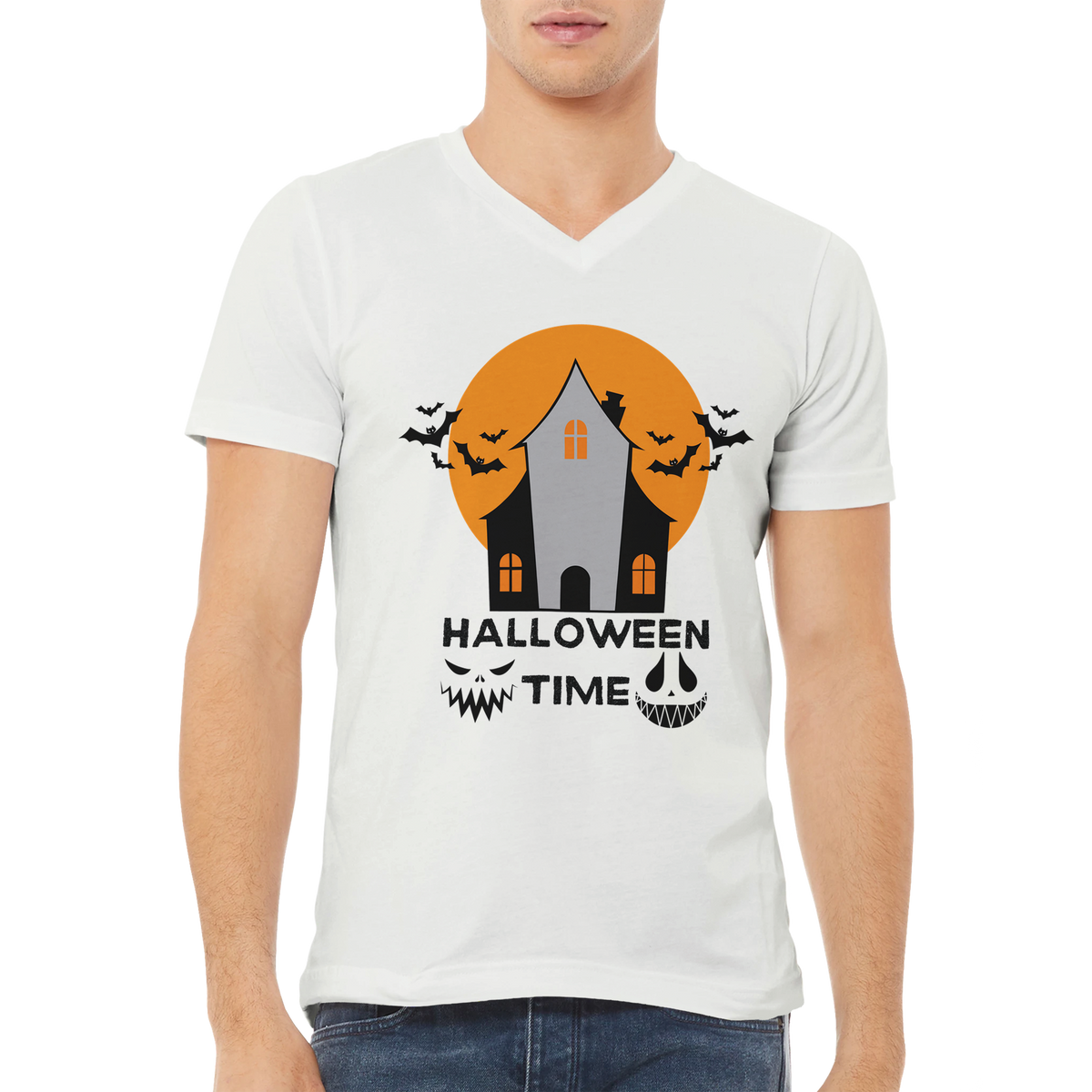 Ride into Memories - Halloween Time Tee - - Print Material