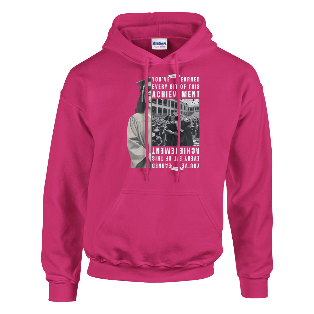 The Graduate’s Triumph - A Cozy Commemoration - Heliconia - Hoodies