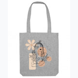 Botanical Bliss: Carry Your Memories in Style - Heather Grey - Tote Bags