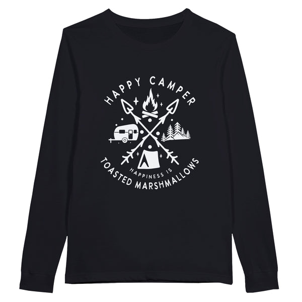 Toast to Happiness - Cozy Marshmallow Shirt - Dark Gray - Sweatshirt