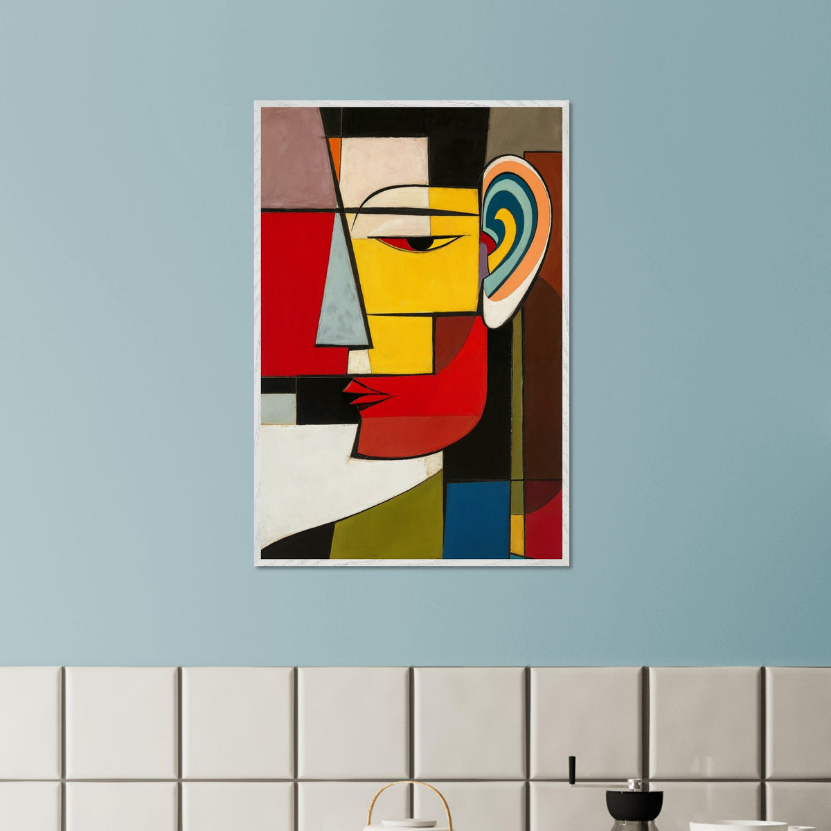 Cubist Expressions - Modern Art in Premium Frame - - Framed Posters