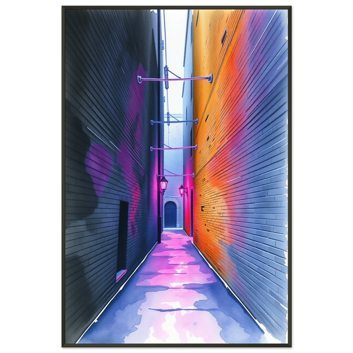 Painted Passage – Giftomory Framed Art - - Metal Framed Posters