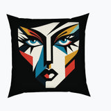 Geometric Glamour - All-Weather Art Cushion - - Cushions