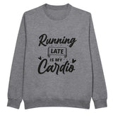 Whimsical Late Runner Crewneck - - Crewneck Sweatshirts