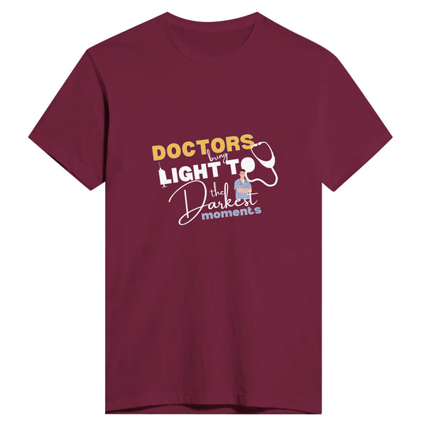 Doctors Moments - Celebrating Every Heartbeat - Maroon - T-Shirts