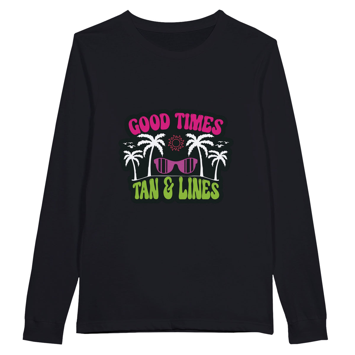 Sunny Memories - GOOD TIMES, TAN & LINES - Dark Gray - Sweatshirt