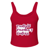 Endurance in Triumph - Pudiste Puedes Podras Apparel - solid red blend - Tank Tops