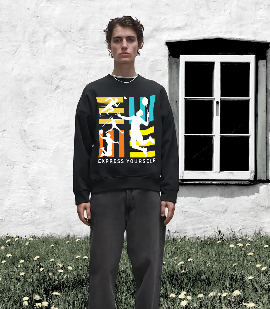 Energetic Play Boxy Hoodie - - Sweatshirts