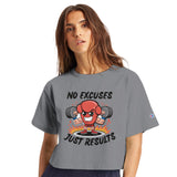 No Excuses - Unleash Your Strength with Champion - oxford gray - T-Shirts