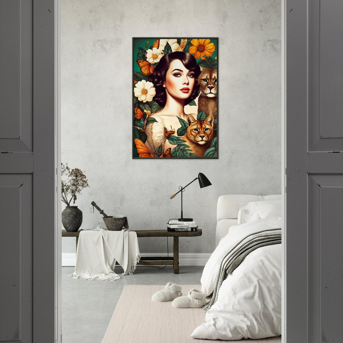 Nature's Elegance - Timeless Beauty Captured - - Metal Framed Posters