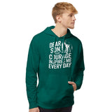 Dear Son, You Inspire Me Every Day – A Dad’s Pride - alpine green - Hooded Sweatshirt