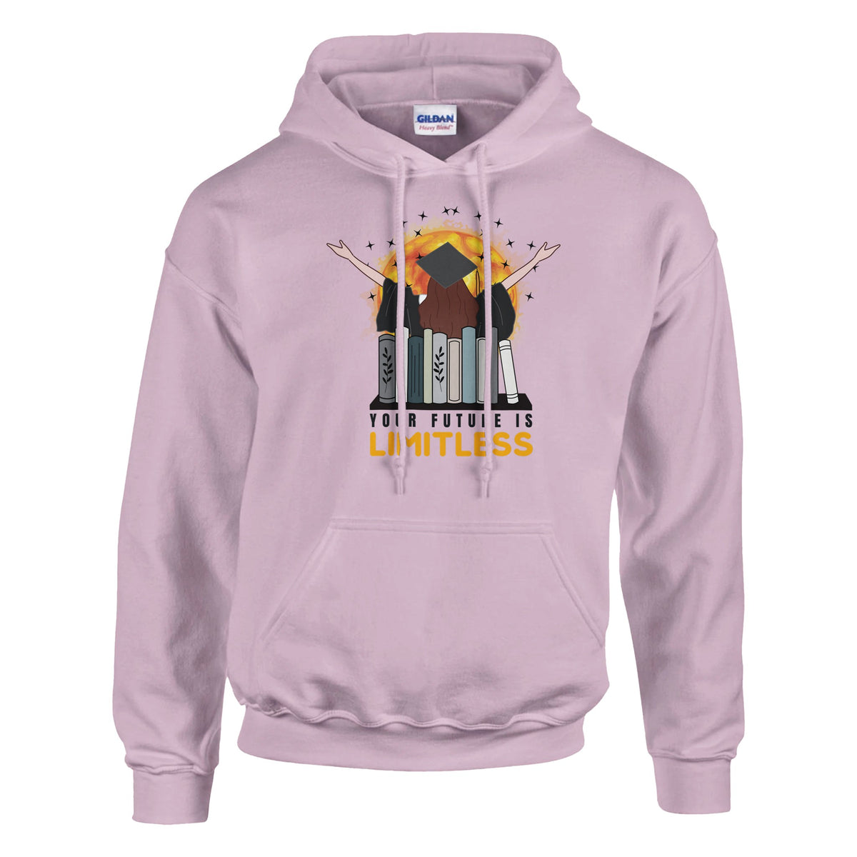 Boundless Future - A Toast to New Beginnings - Light Pink - Hoodies