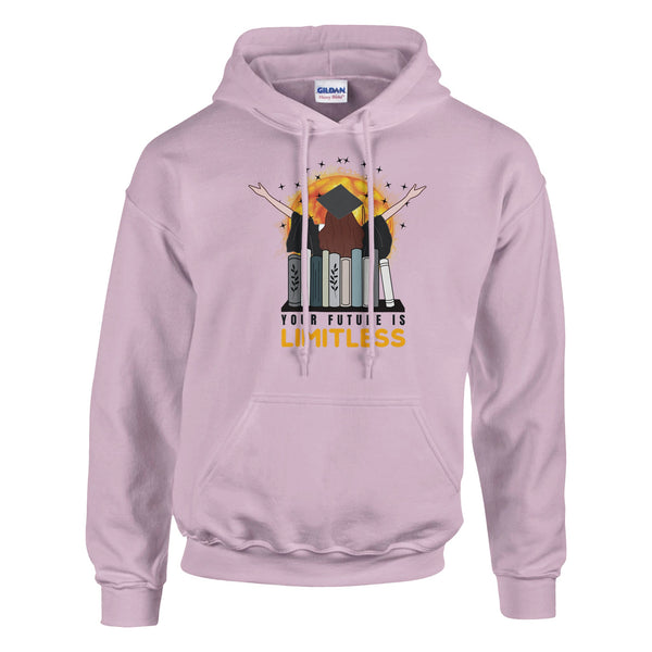 Boundless Future - A Toast to New Beginnings - Light Pink - Hoodies