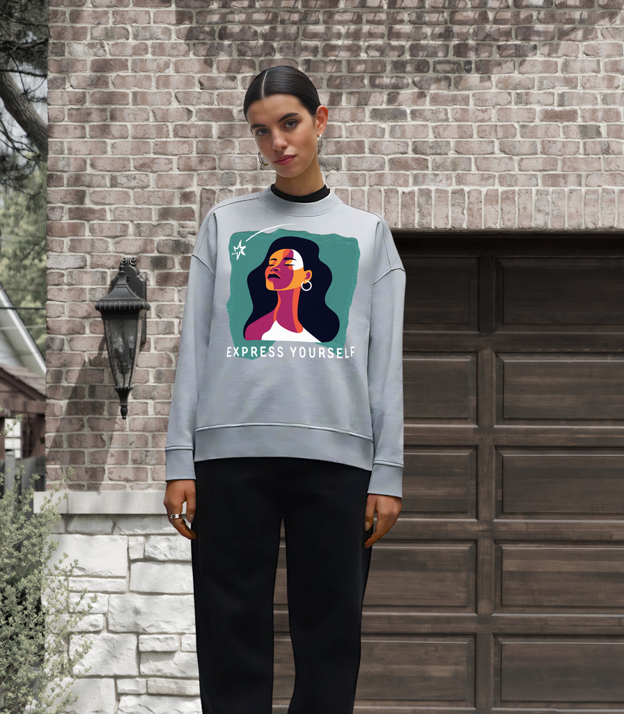 Whimsical Beauty - Bold Sweatshirt - - Sweatshirts