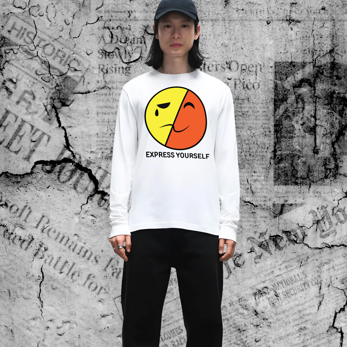 Split Emotions - Boldly Express - - Long Sleeve T-shirts