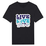 Live, Love, Bark - Wearable Wisdom for the Heart - Black - Print Material