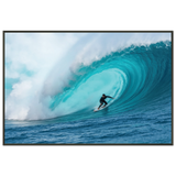 Blue Wave Motion – Metal Framed Poster - Default Title - Metal Framed Posters