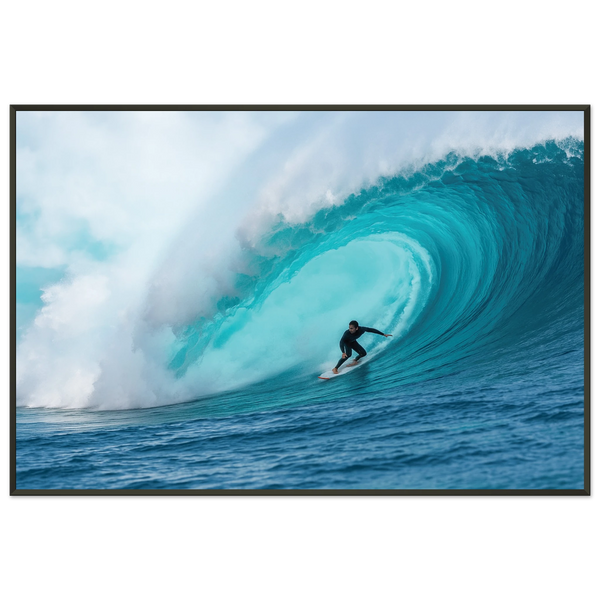 Blue Wave Motion – Metal Framed Poster - Default Title - Metal Framed Posters