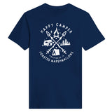 Campfire Bliss - Happy Camper Marshmallows - Navy - Crewneck T.shirts