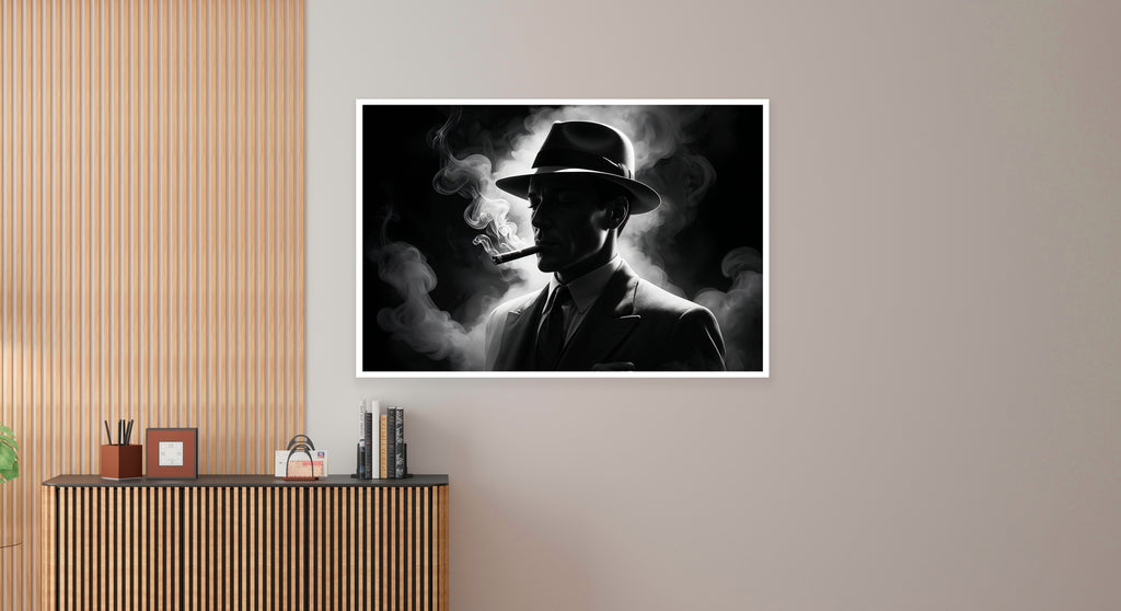 Smoke and Shadows - A Silent Power - - Framed Posters