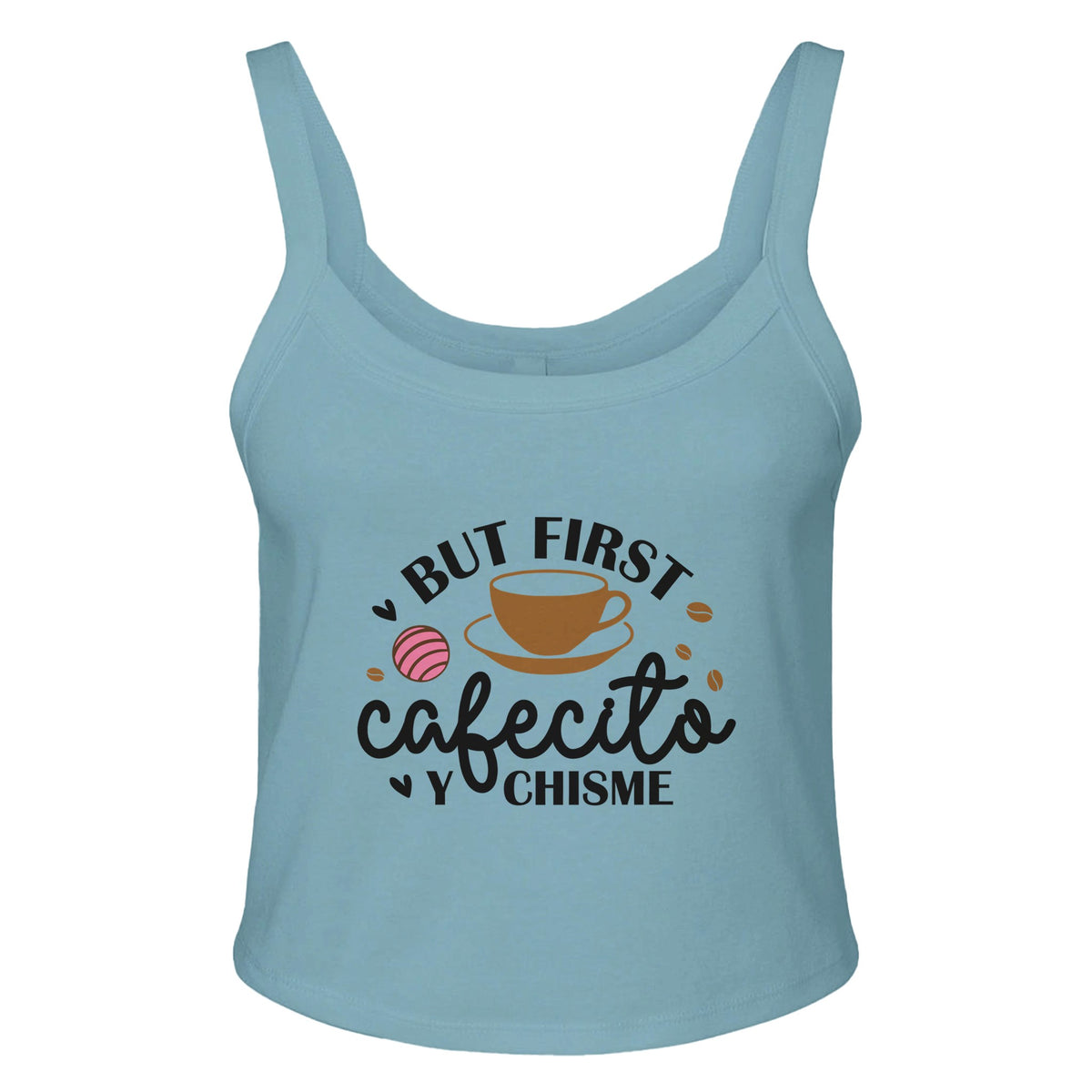 Gossip and Coffee - Essential Combo - sld baby blu bln - Tank Tops