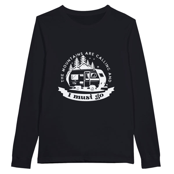 Seeking Solace in the Mountains - Heavyweight Shirt - Dark Gray - Sweatshirt