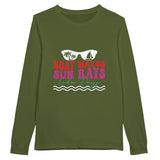 Sail Away - BOAT WAVES, SUN RAYS Adventure - Olive - Sweatshirt