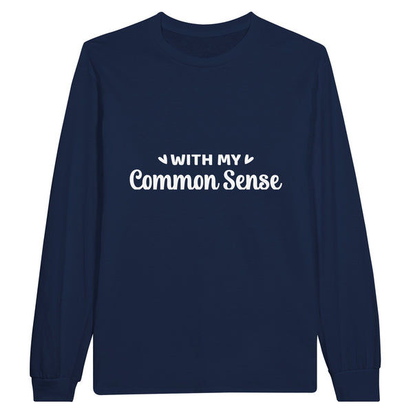 Sense and Style - Embrace Wisdom in Threads - Navy - Sweatshirt