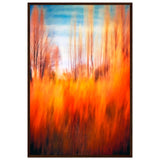 Autumn's Embrace - Framed Premium Poster - 60x90 cm 24x36″ Dark wood frame - Wooden Framed Posters