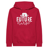 Future Nurse - Embrace Your Calling with Every Thread - Red - Hoodies