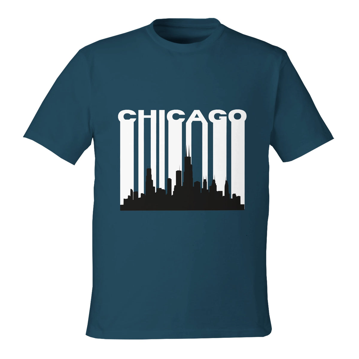 Urban Elegance - Chicago Skyline Tee - - T-shirts