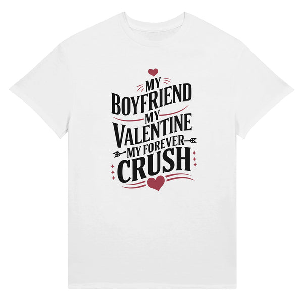 Sealed with Love - Heart & Whiskers Valentine Tee - White - T-Shirt