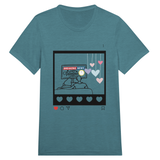 Love Broadcast - Happy Valentines Tee - Denim Triblend - Print Material