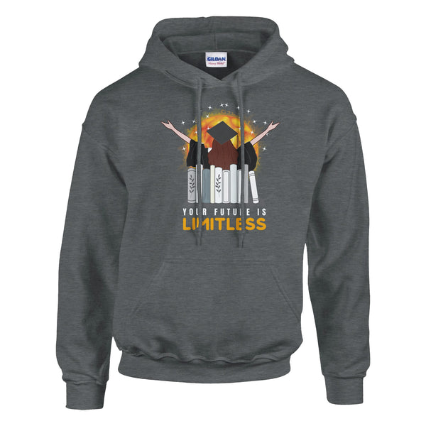 Boundless Future - A Toast to New Beginnings - Graphite Heather - Hoodies