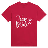 Bride's Crew - Wearing Love and Laughter - Red - T-shirts