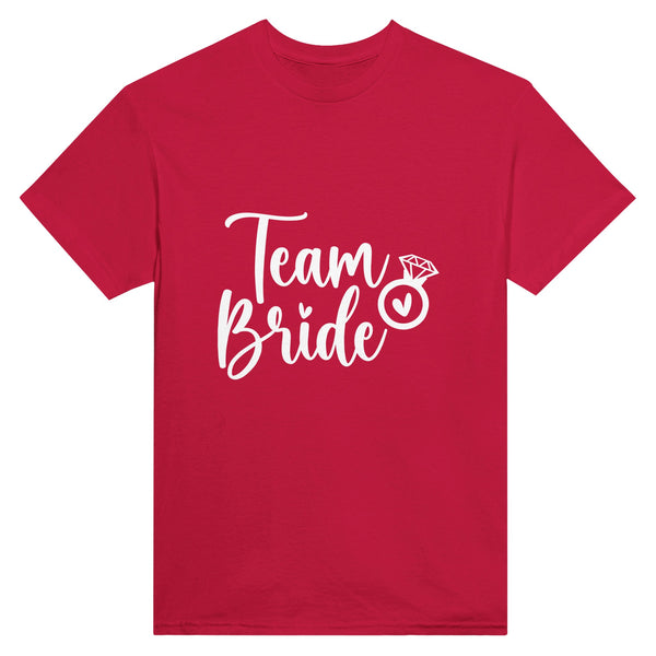 Bride's Crew - Wearing Love and Laughter - Red - T-shirts