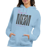 Cherished Cheers for MOM - From Daughter with Love - Light Blue - Hoodies