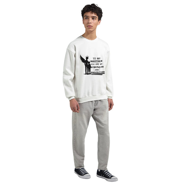 Brotherly Guardian - Angel Wings Sweatshirt - - Sweatshirts