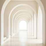 Elegant Hallway - Endless Tranquility - - Framed Posters