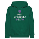 Celebrate in Style - Happy St. Patrick's Day - Premium Unisex Hoodie - Heather Kelly - Unisex Hoodies