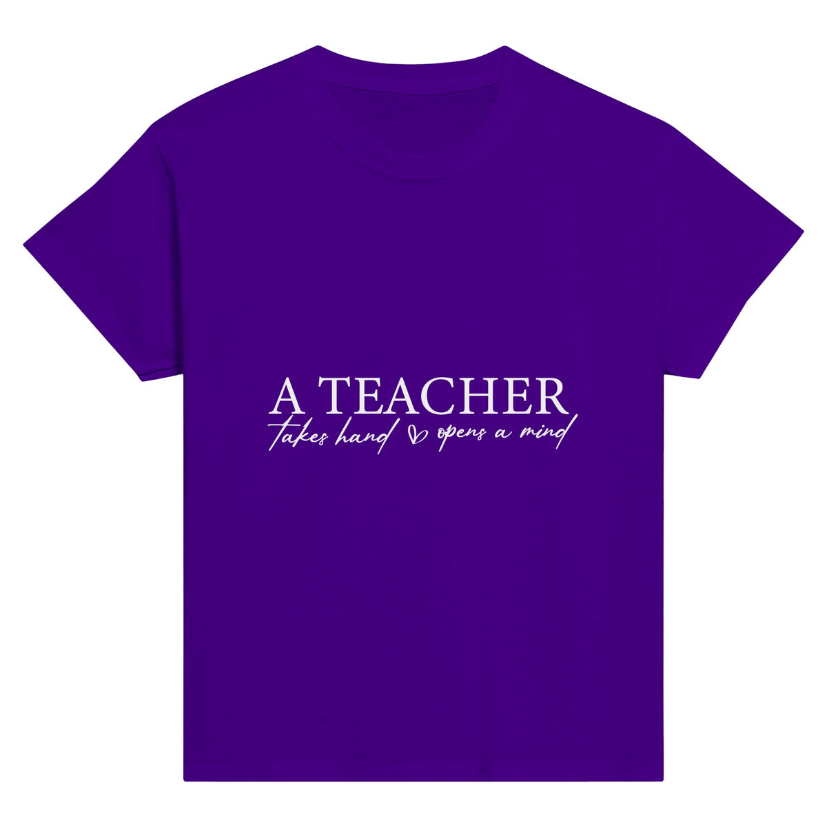 Teacher Tributes - Nurturing Minds, Touching Souls! - Purple - Print Material