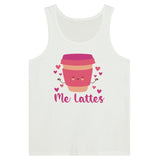 Warm Brew, Warm Heart - 'Me Lattes' - White - Print Material