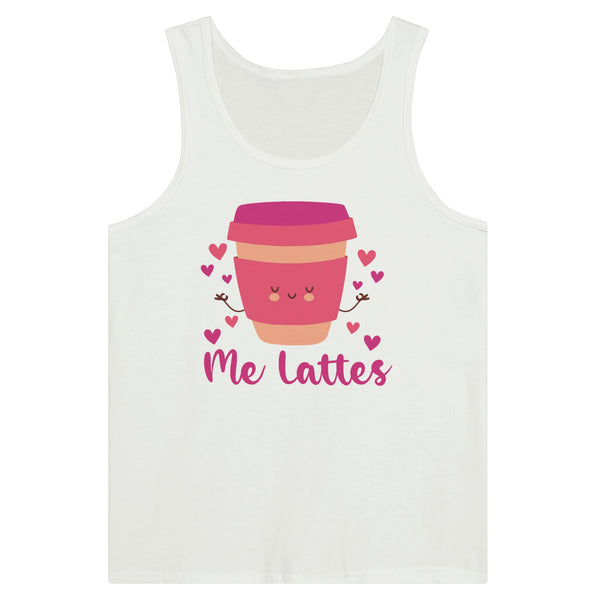 Warm Brew, Warm Heart - 'Me Lattes' - White - Print Material