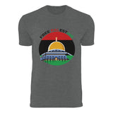 Support Palestine in Style - drk heather gray - Crewneck T-shirts