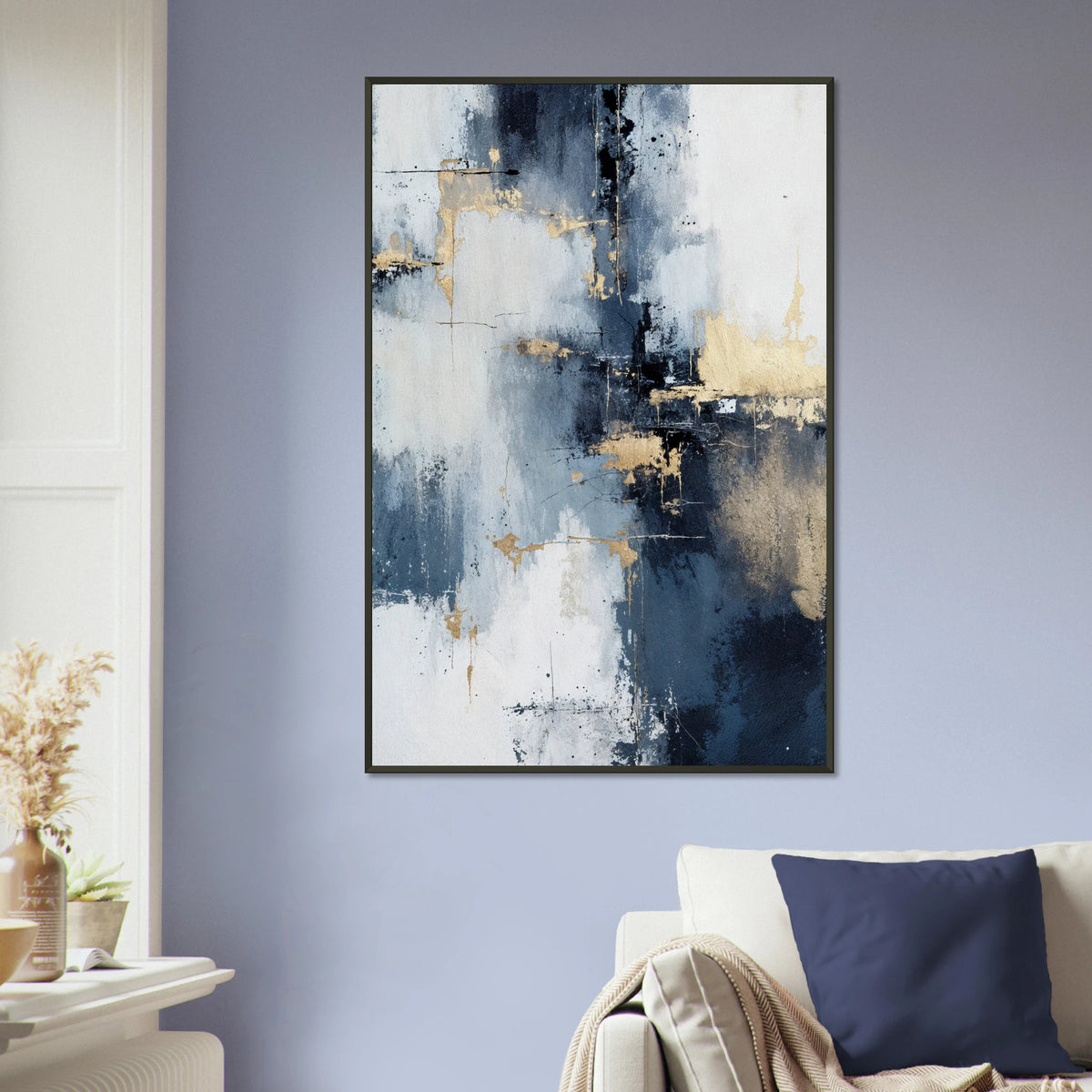 Echoes in Blue and Brass - Metal Framed Poster - Default Title - Metal Framed Posters